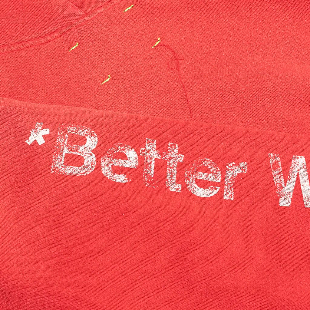 Protest Art Hoodie - Red - Image 5
