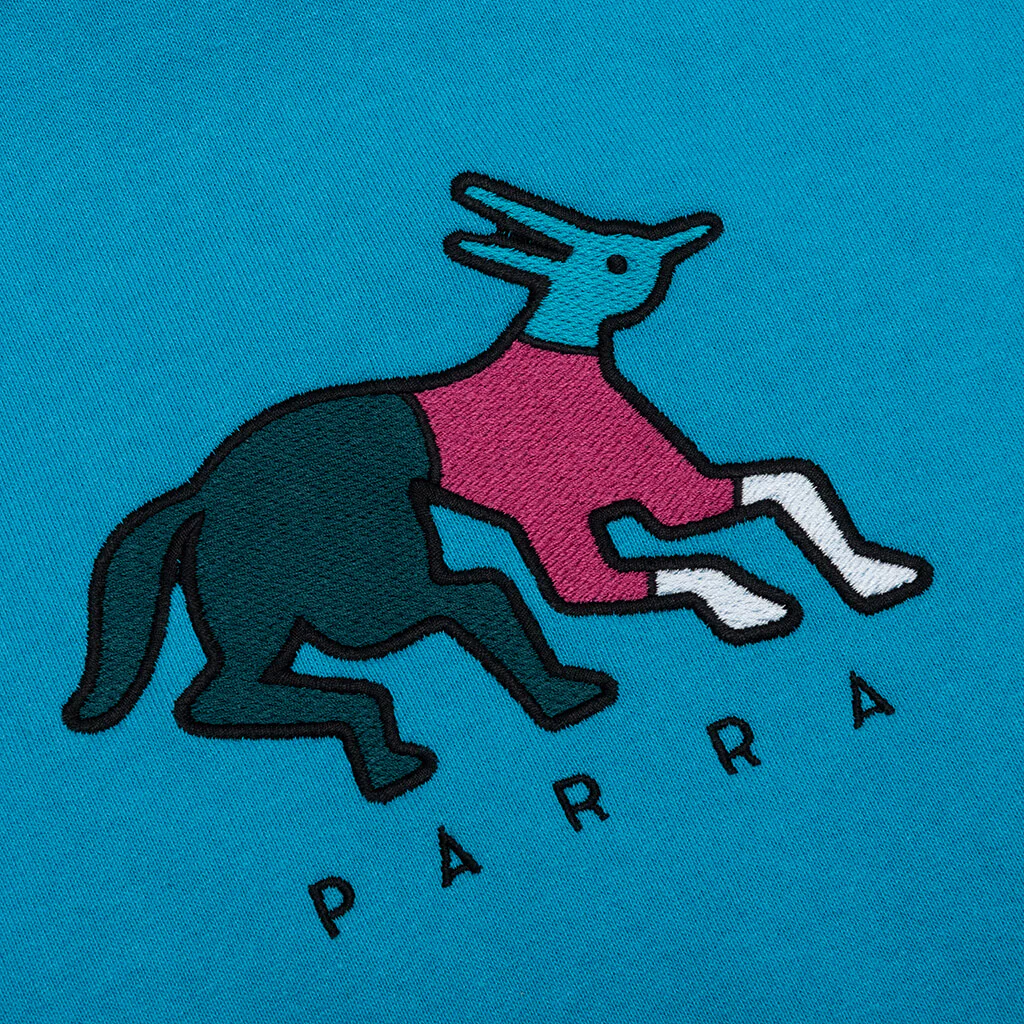 Anxious Dog Hooded Sweatshirt - Greek Blue - Image 3