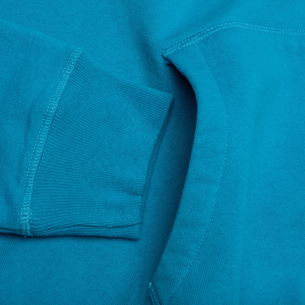 Anxious Dog Hooded Sweatshirt - Greek Blue - Image 4