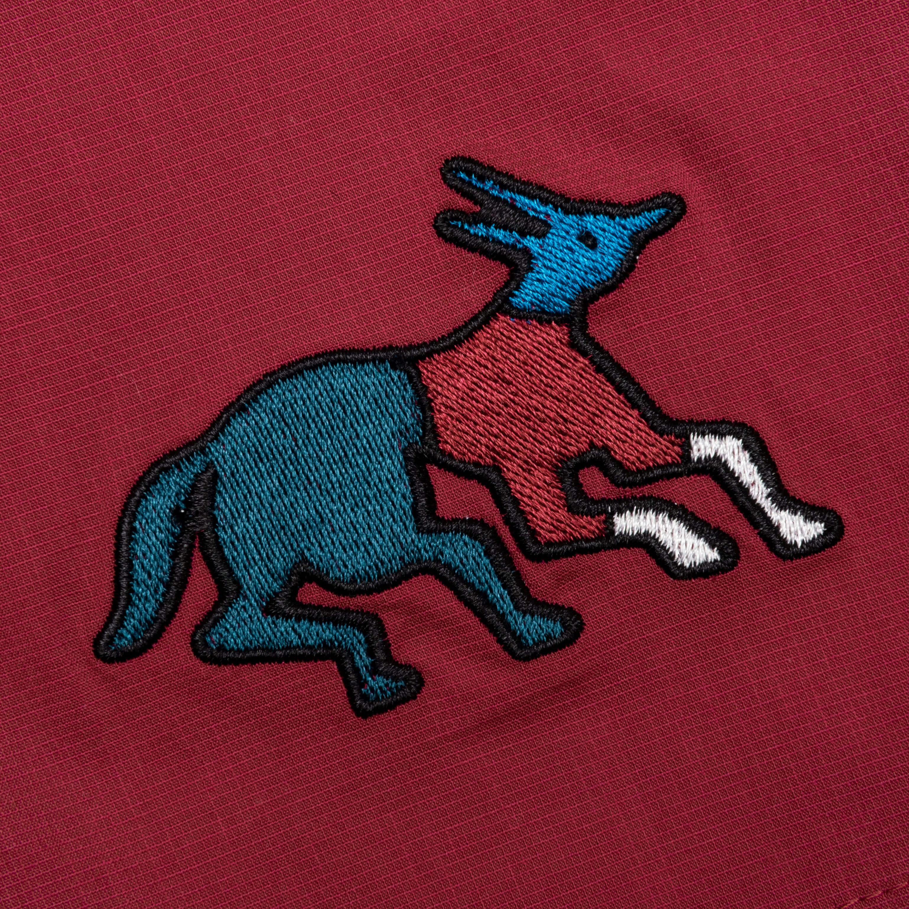 Anxious Dog Shorts - Wine - Image 4