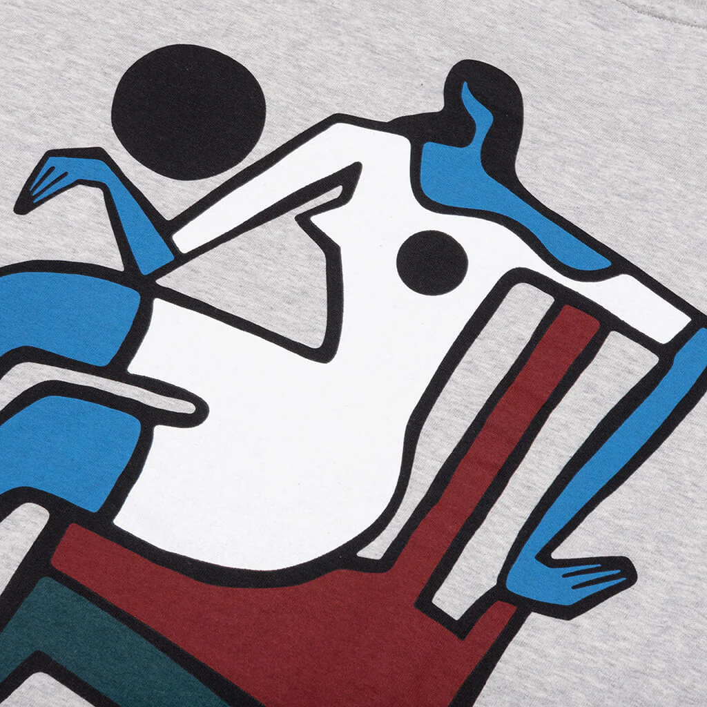 Chair Baller T-Shirt - Heather Grey - Image 4
