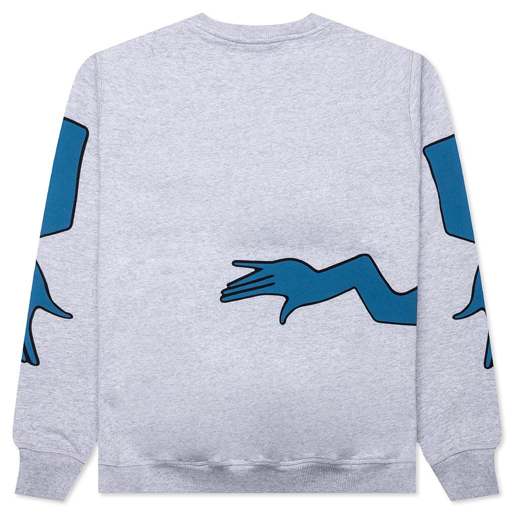 Early Grab Crewneck Sweatshirt - Heather Grey - Image 2