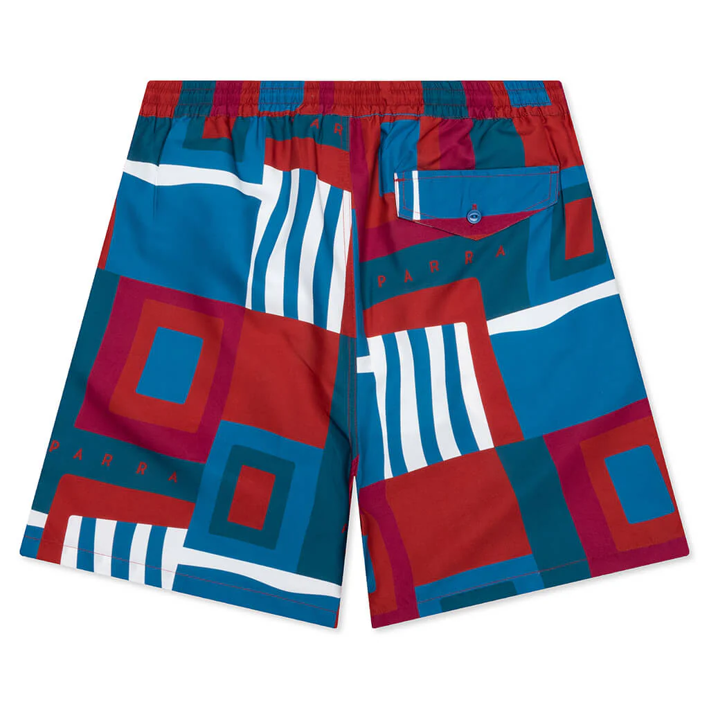 Hot Springs Pattern Swim Shorts - Multi - Image 2