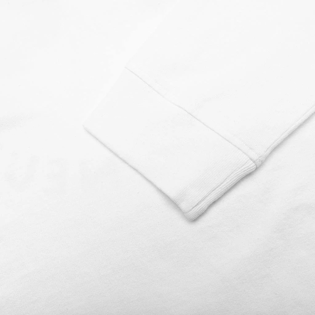 Neurotic Flag Long Sleeve T-Shirt - White - Image 4
