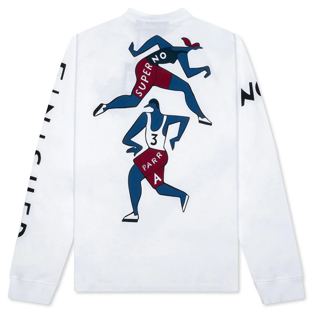 Not Finished Long Sleeve T-Shirt - White - Image 2