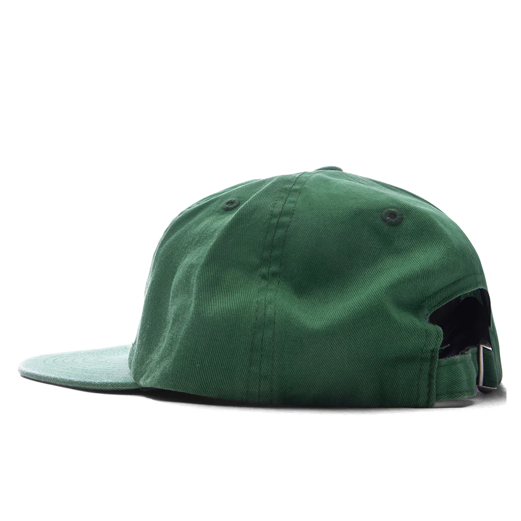 Scripted 6 Panel Hat - Green - Image 4