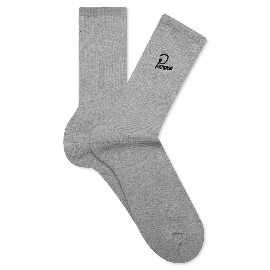 Signature Crew Socks - Grey