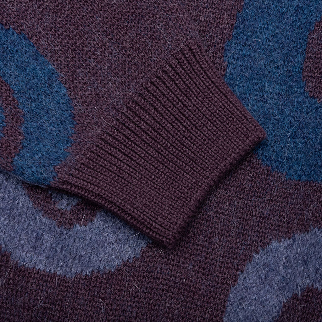 Stupid Lava Lamp Knitted Pullover - Dark Mahogany - Image 3