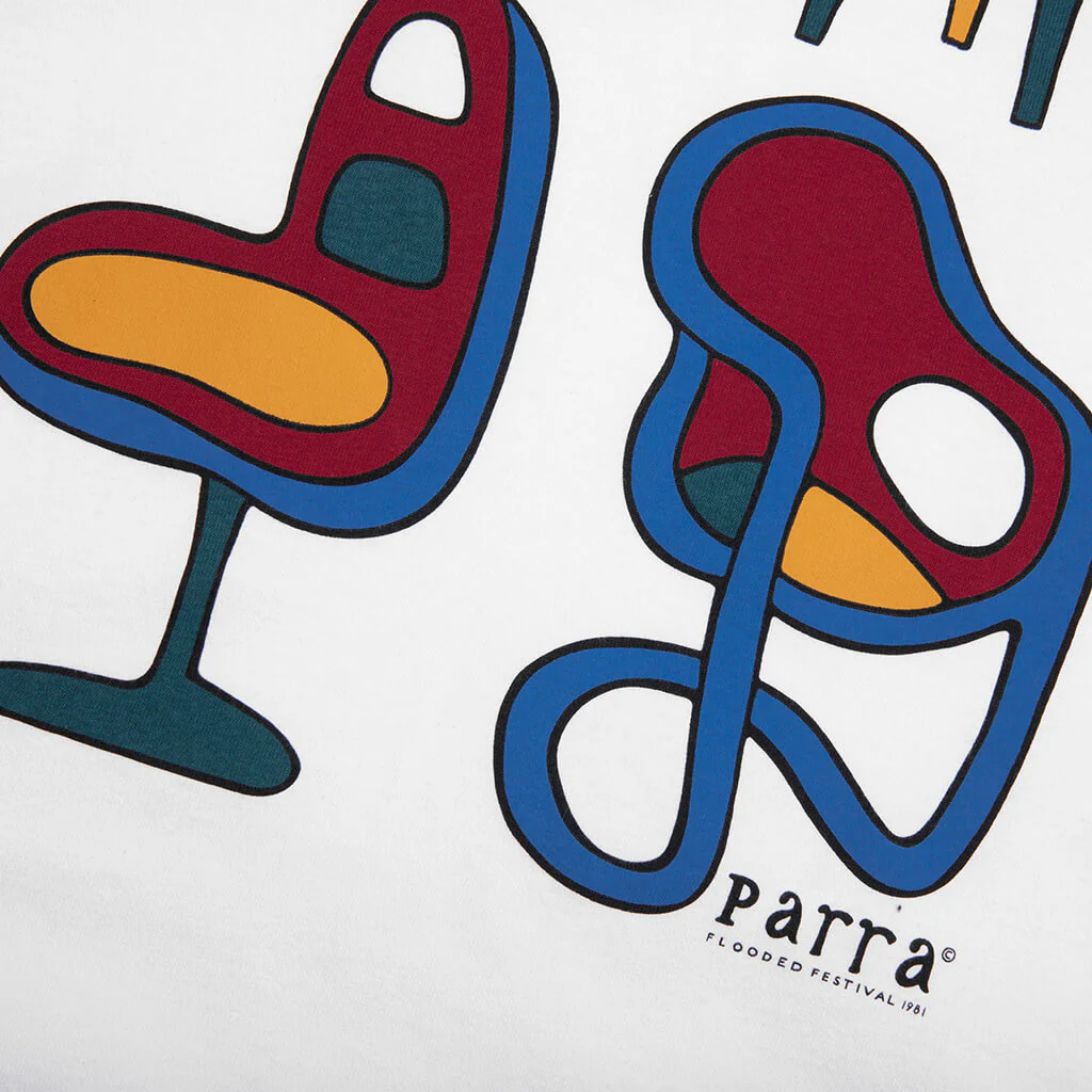 Unreasonable Chairs T-Shirt - White - Image 3