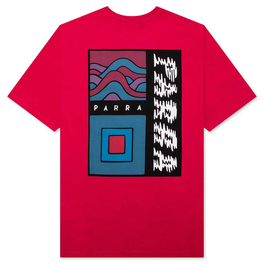 Wave Block Tremors T-Shirt - Purple/Pink - Image 2
