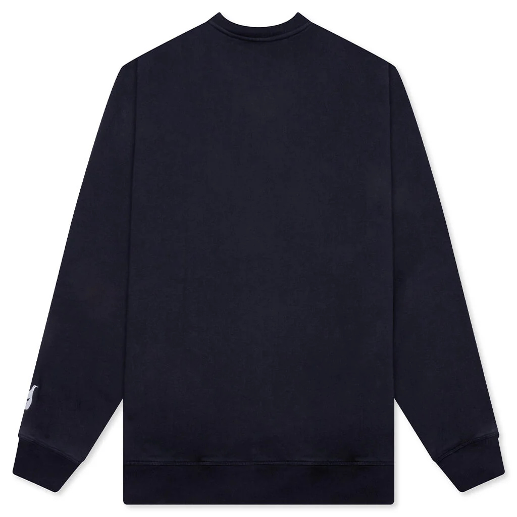 Weird Trad Logo Crew Neck Sweatshirt - Dark Navy - Image 2