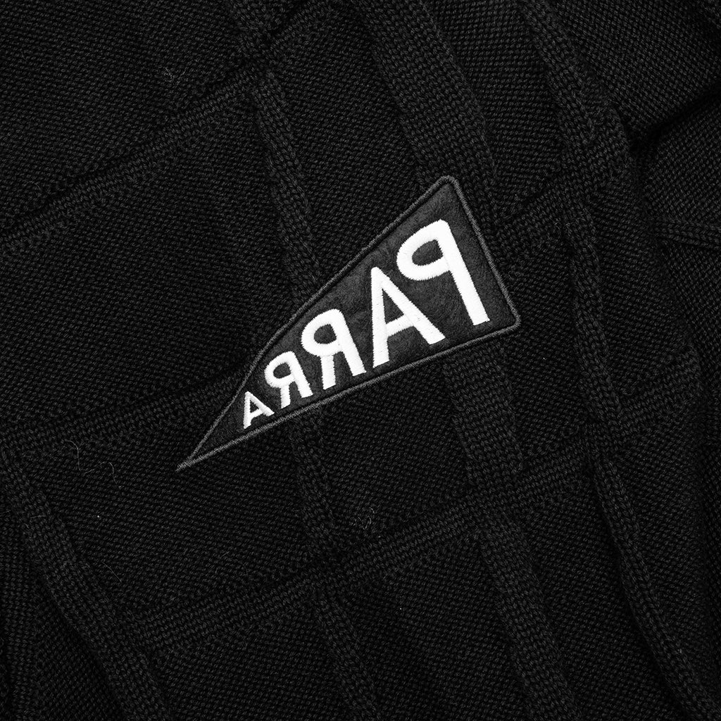 Your Boring Abstract Village Knitted Pullover - Black - Image 4
