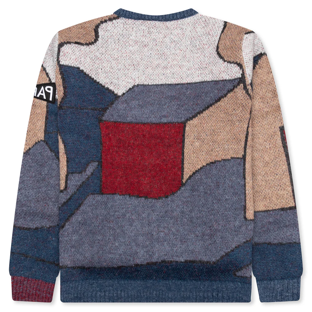 Your Street Knitted Pullover - Blue - Image 2