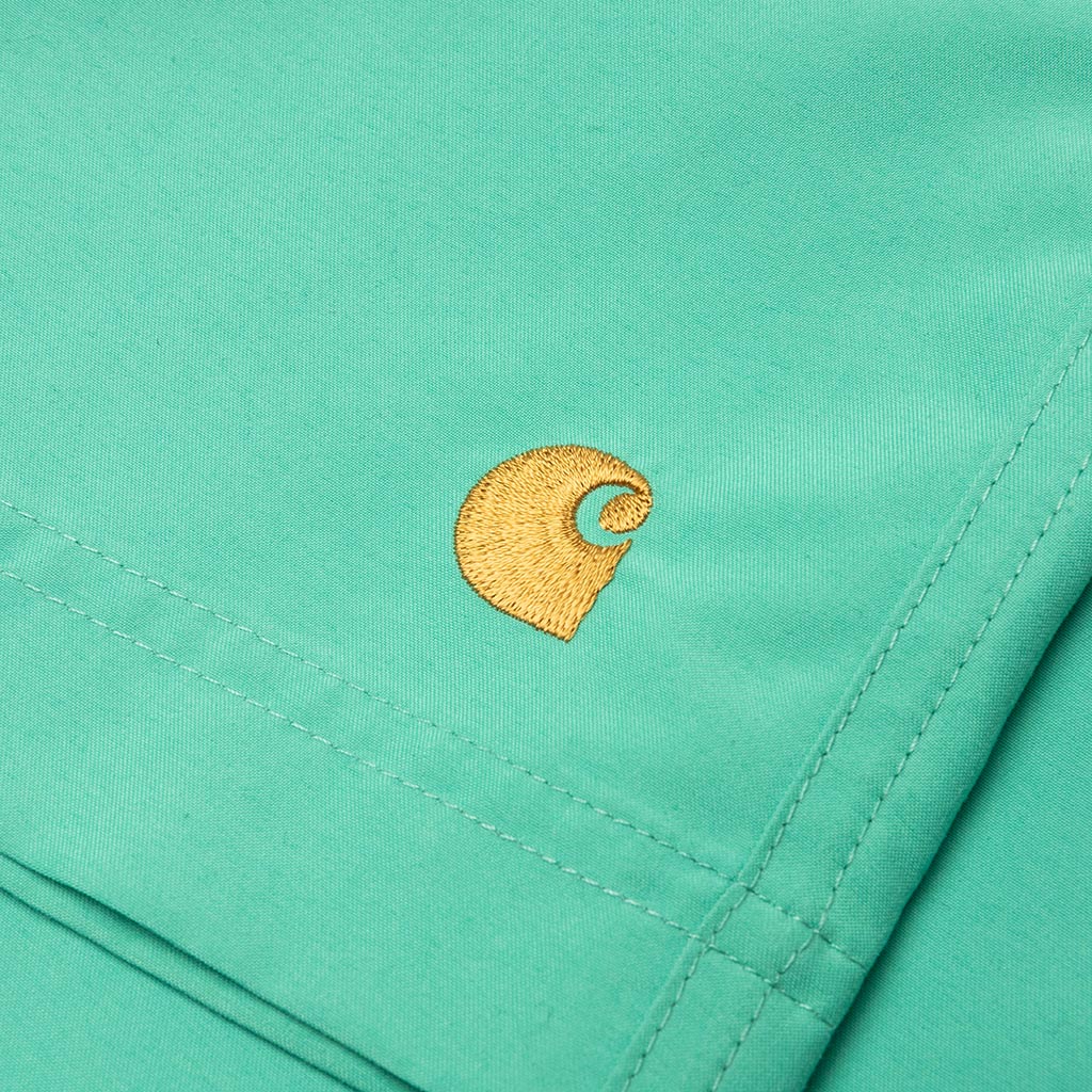 Chase Swim Trunks - Aqua Green/Gold - Image 3