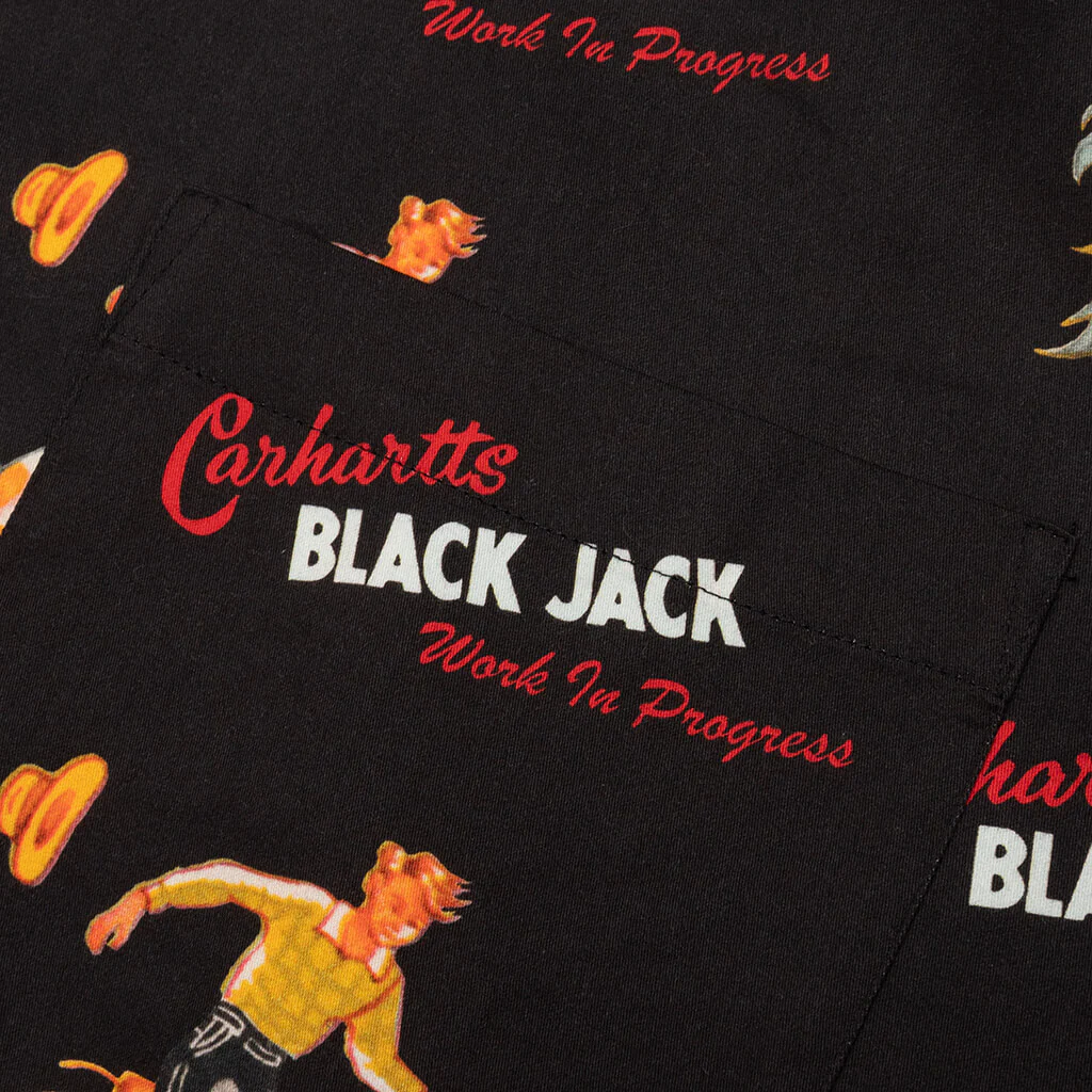 S/S Black Jack Shirt - Black Jack/Black - Image 4