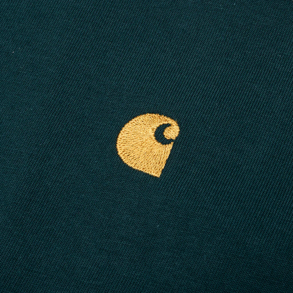 Chase S/S T-Shirt - Botanic/Gold - Image 3