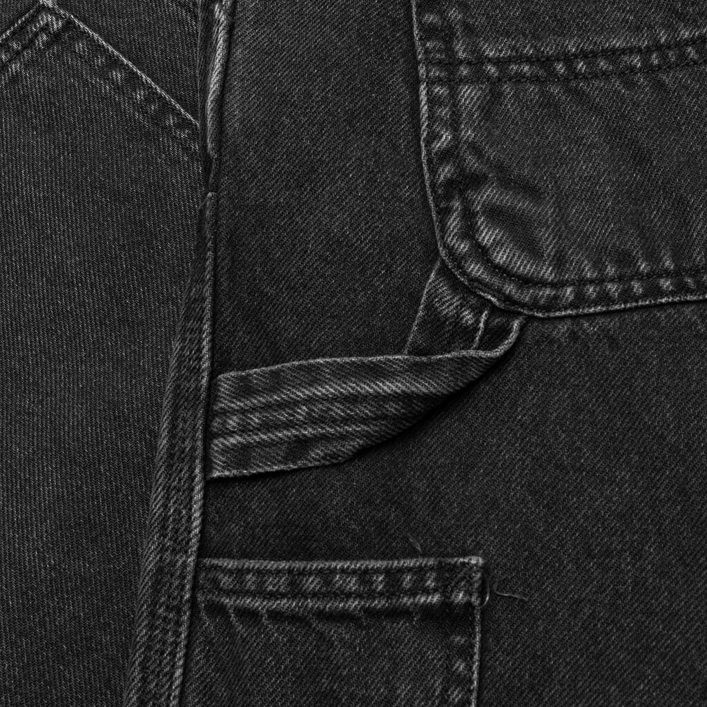 Double Knee Pant - Black Stone Washed - Image 3