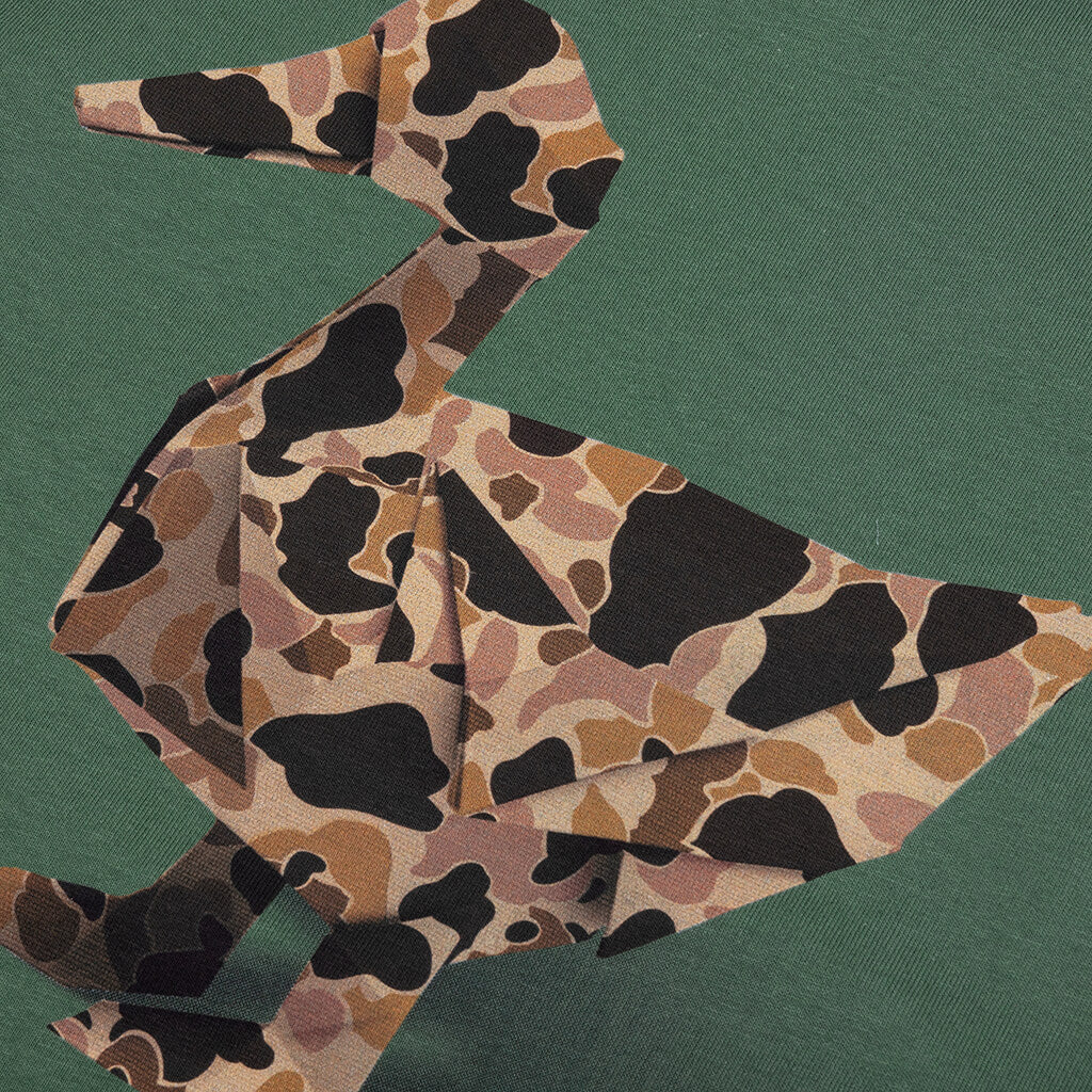 Fold Duck S/S T-Shirt - Duck Green - Image 4