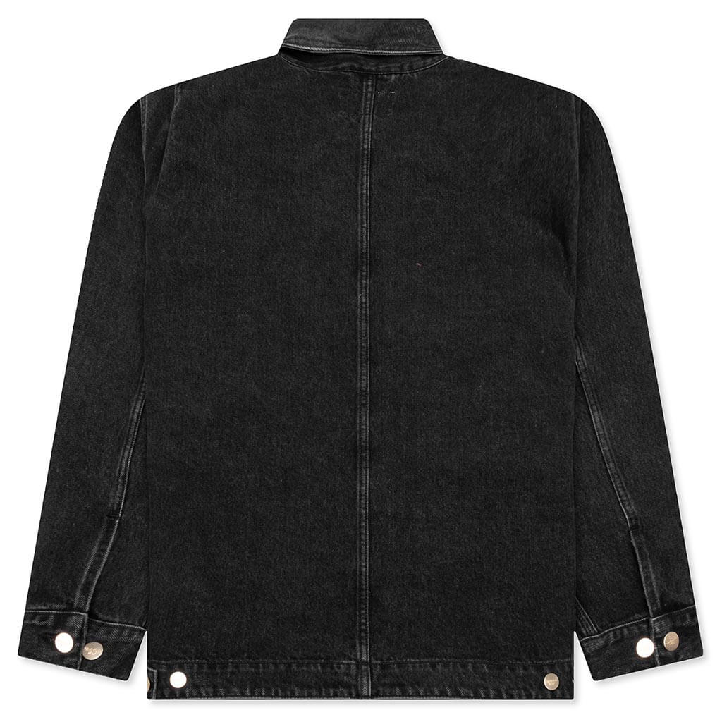 Nash Jacket - Black (Stone Washed) - Image 2