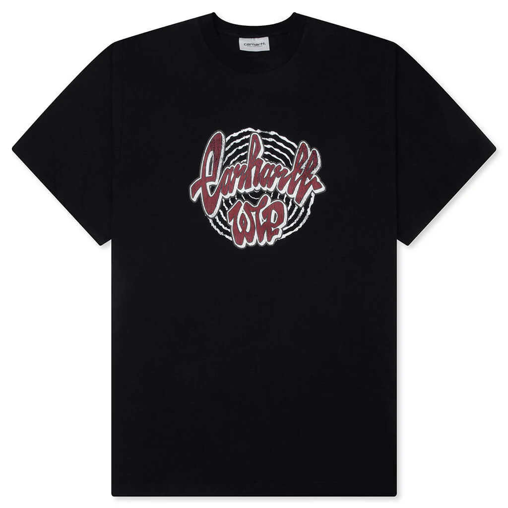 S/S Chedda T-Shirt - Black Heavy Stone Wash