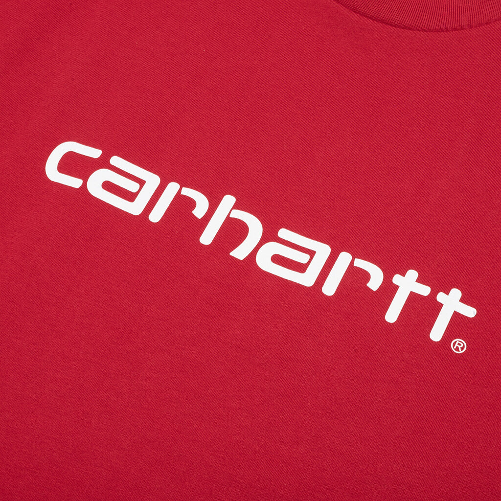 Script S/S T-Shirt - Arcade/White - Image 3