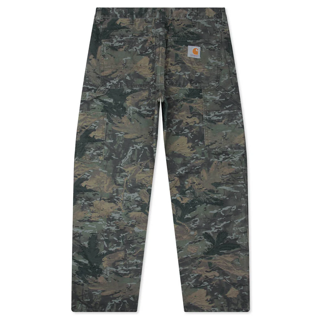 Single Knee Pant - Green Camo Combi Stone Washed - Image 2