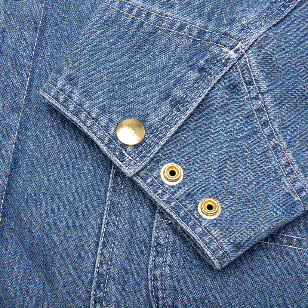 Carhartt WIP x Invincible Denim Chore Coat Max - Blue - Image 5