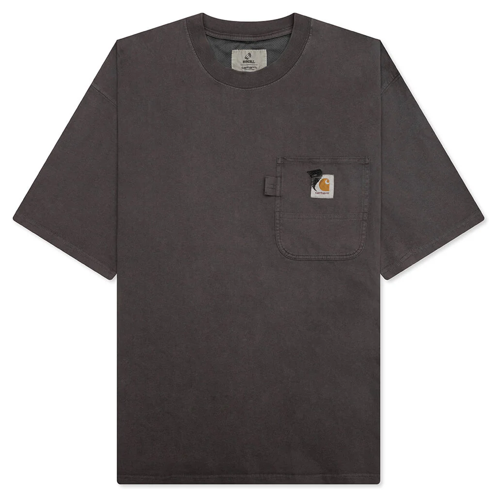 Carhartt WIP x Invincible S/S Pigment Dyed T-Shirt - Soot
