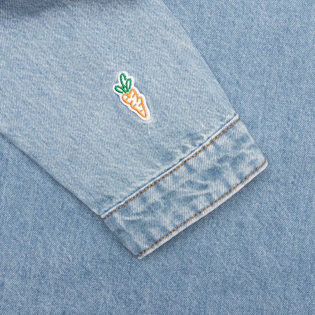 Wordmark Denim Jacket - Blue - Image 5
