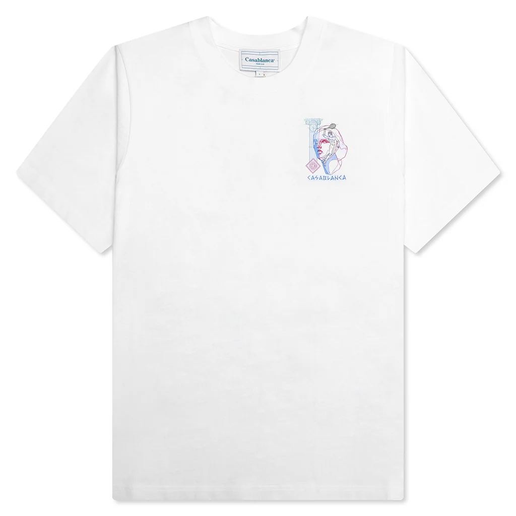 Drawing Lab Screen Printed T-Shirt - White