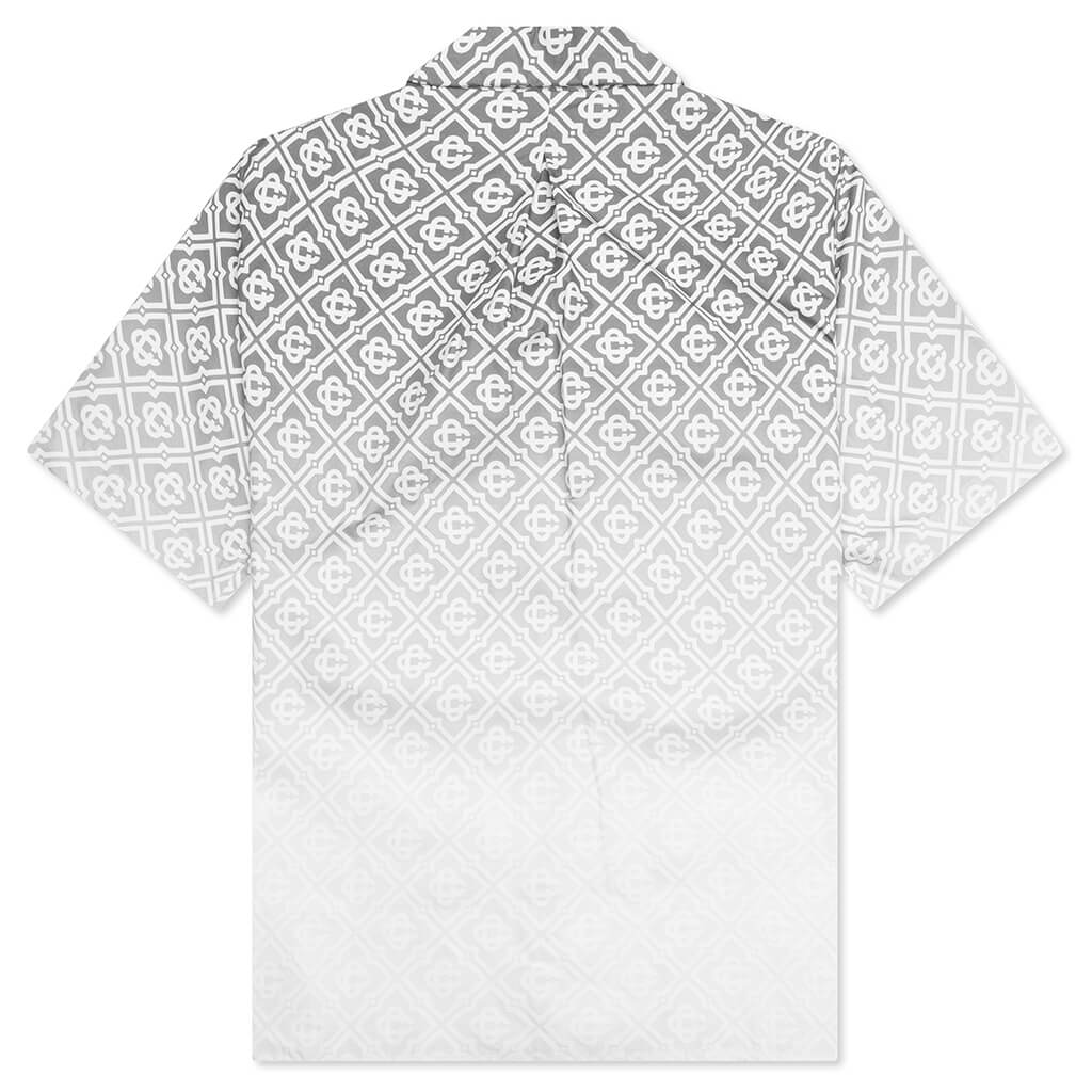 Gradient S/S Cuban Collar Shirt - Grey - Image 2