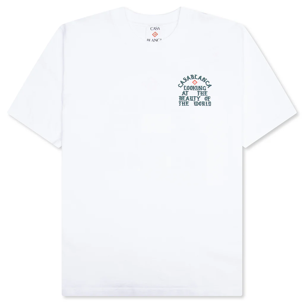 Beauty of the World Printed T-Shirt - White