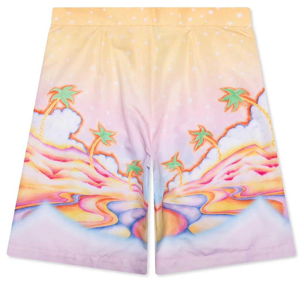 Printed Swim Boarder Shorts - Psychedelic Nirvana - Image 2