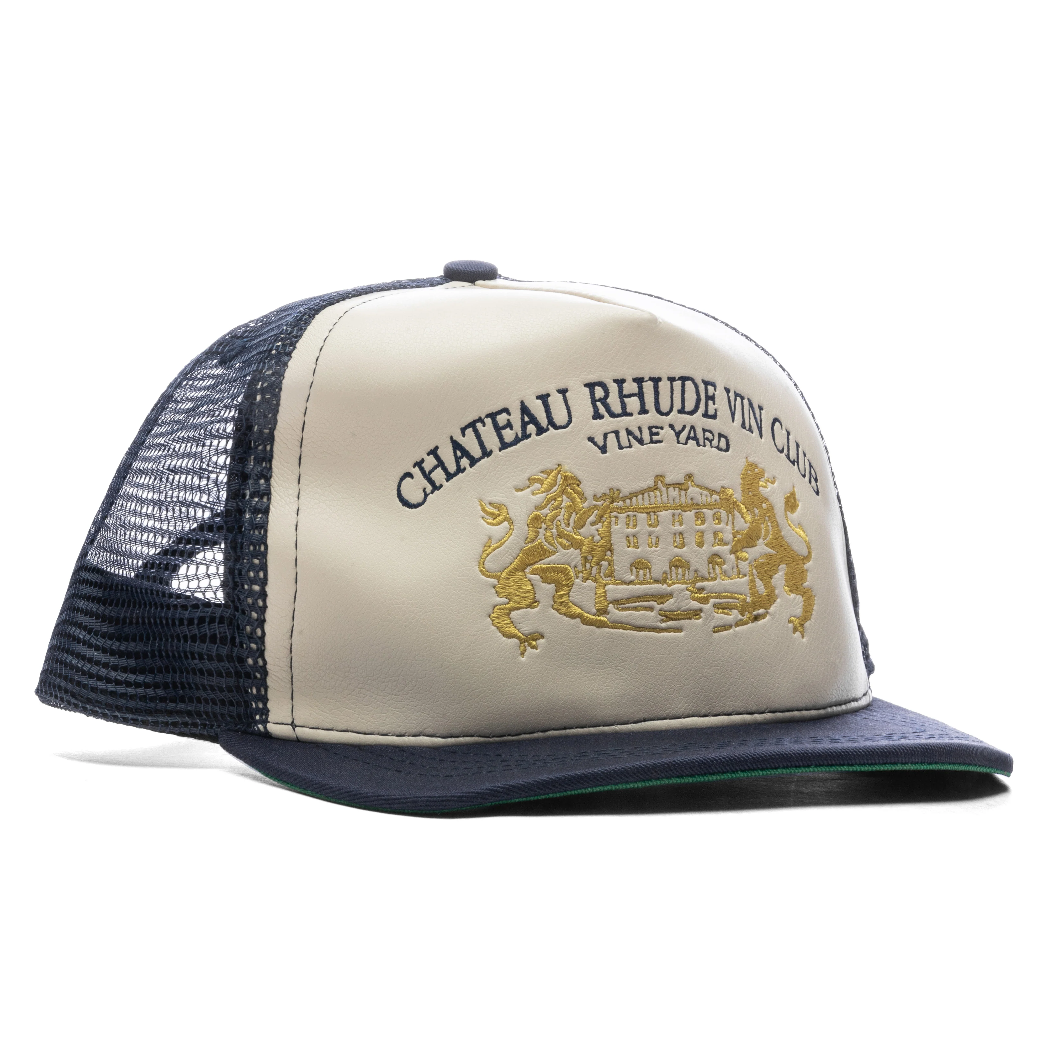 Cellier Trucker Hat - Navy/Cream - Image 2