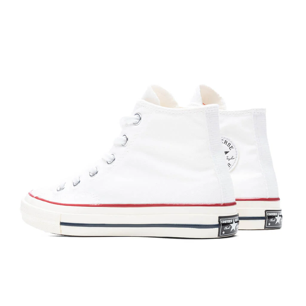 Chuck 70 Vintage Canvas (GS) - White/Garnett/Egret - Image 3