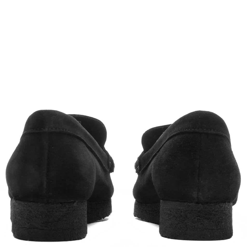 Women's Wallabee Loafer - Black Suede - Image 4