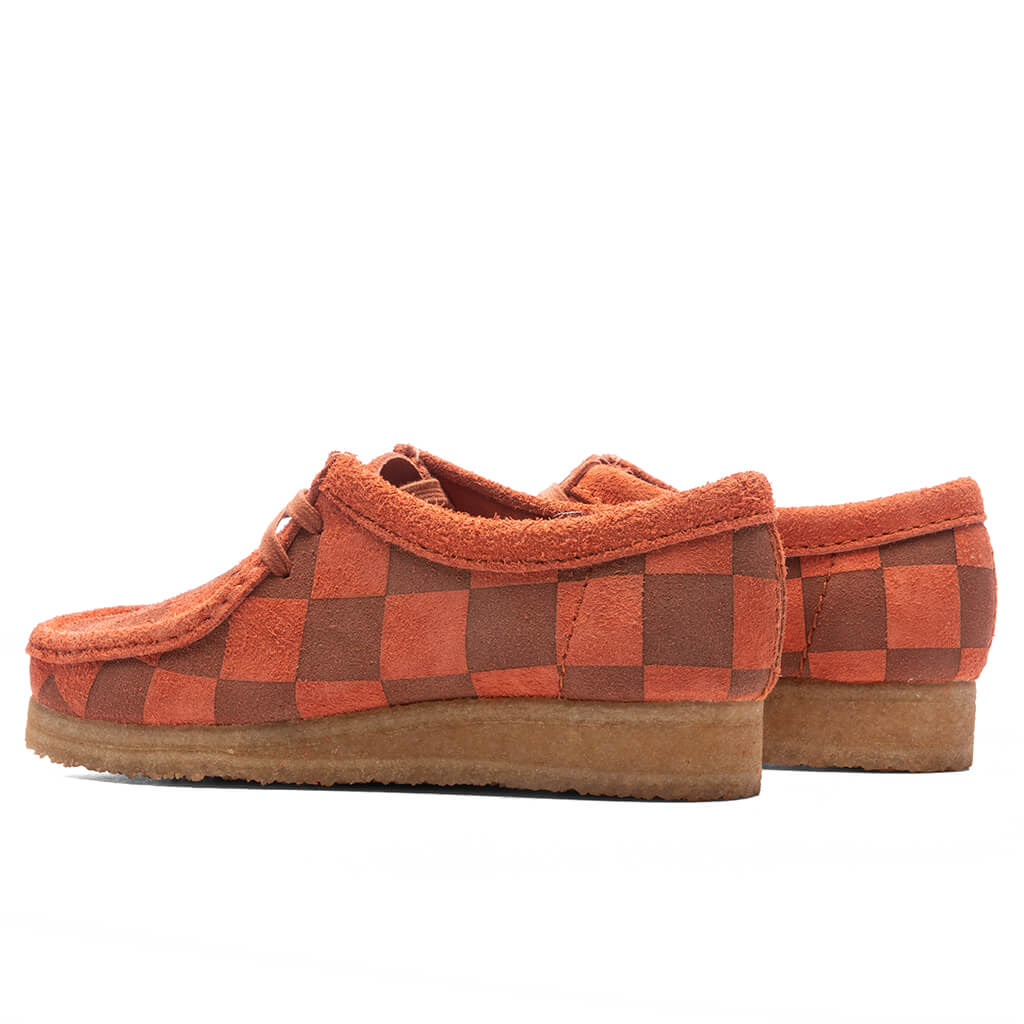 Women's Wallabee - Orange Check - Image 3