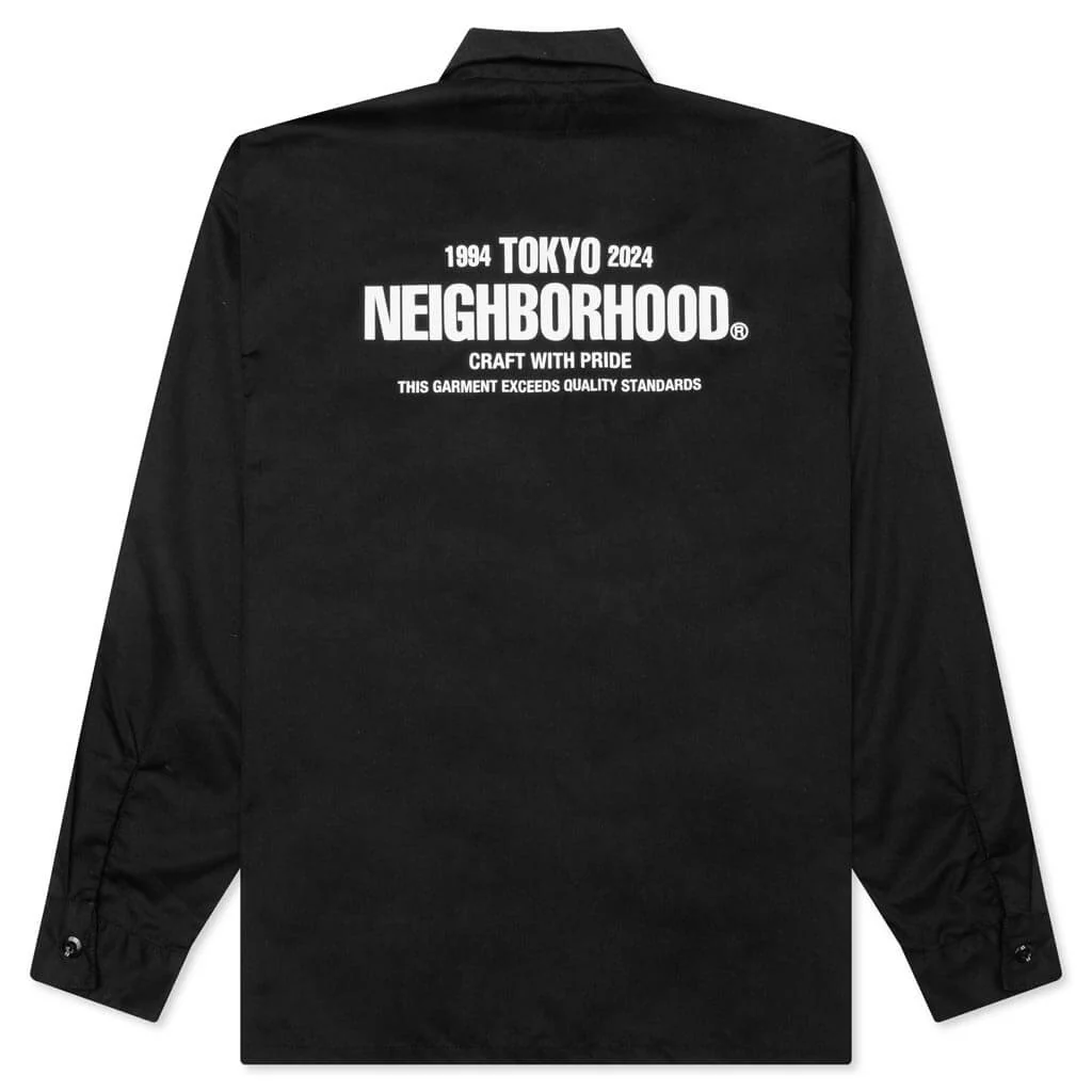 Classic L/S Work Shirt - Black - Image 2