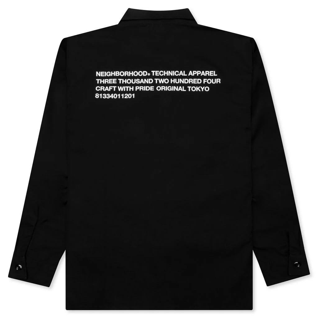 Classic Work L/S Shirt - Black - Image 2