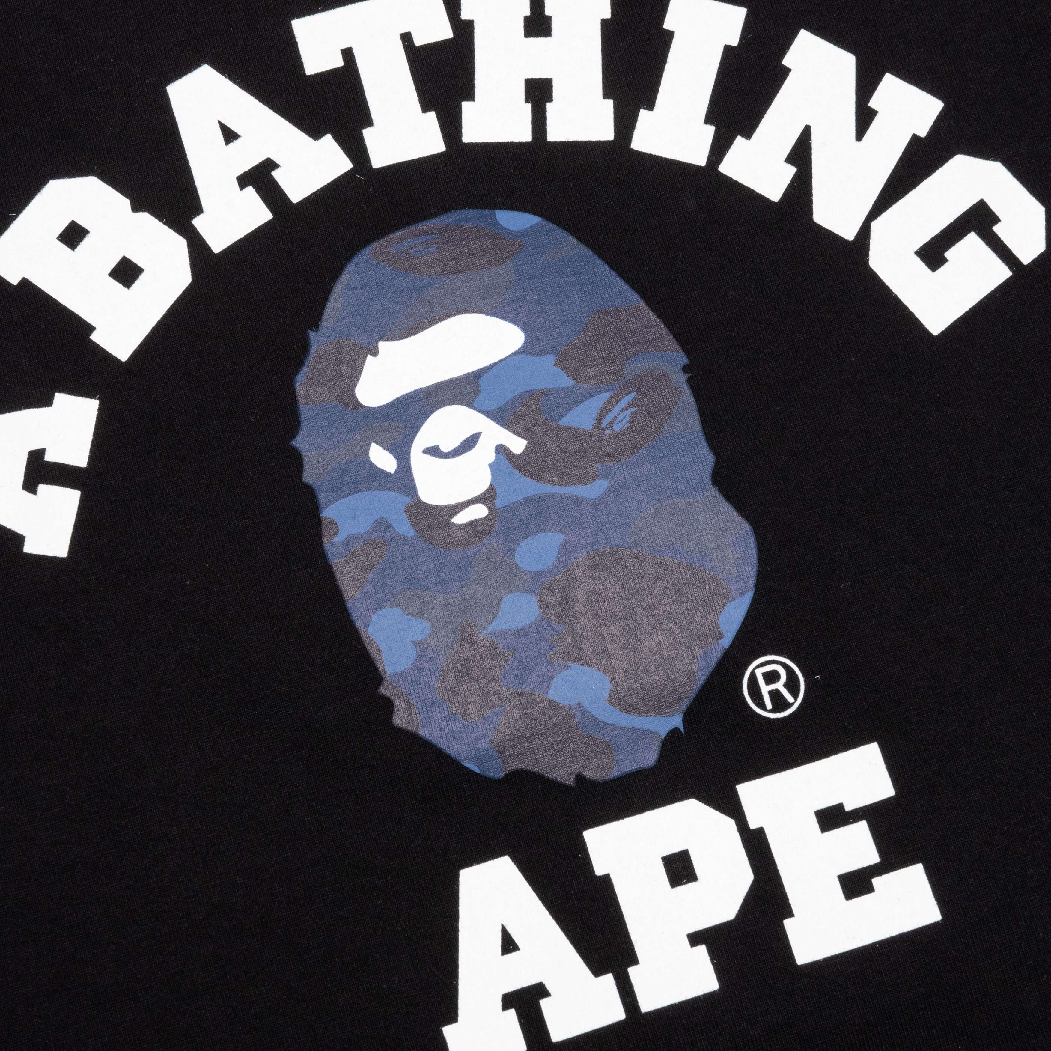 Color Camo College Tee - Black/Navy - Image 3