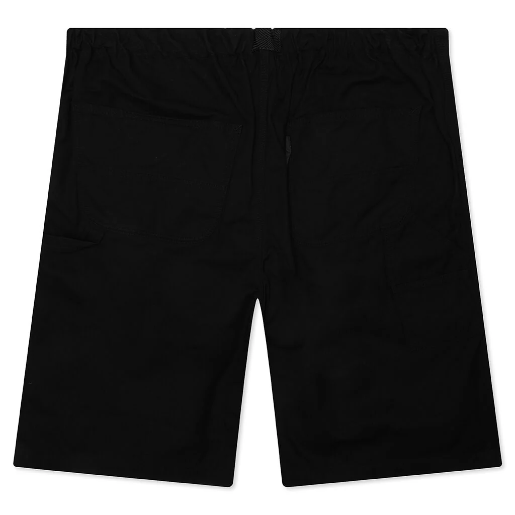 Elasticated Waist Utility Shorts - Black - Image 2