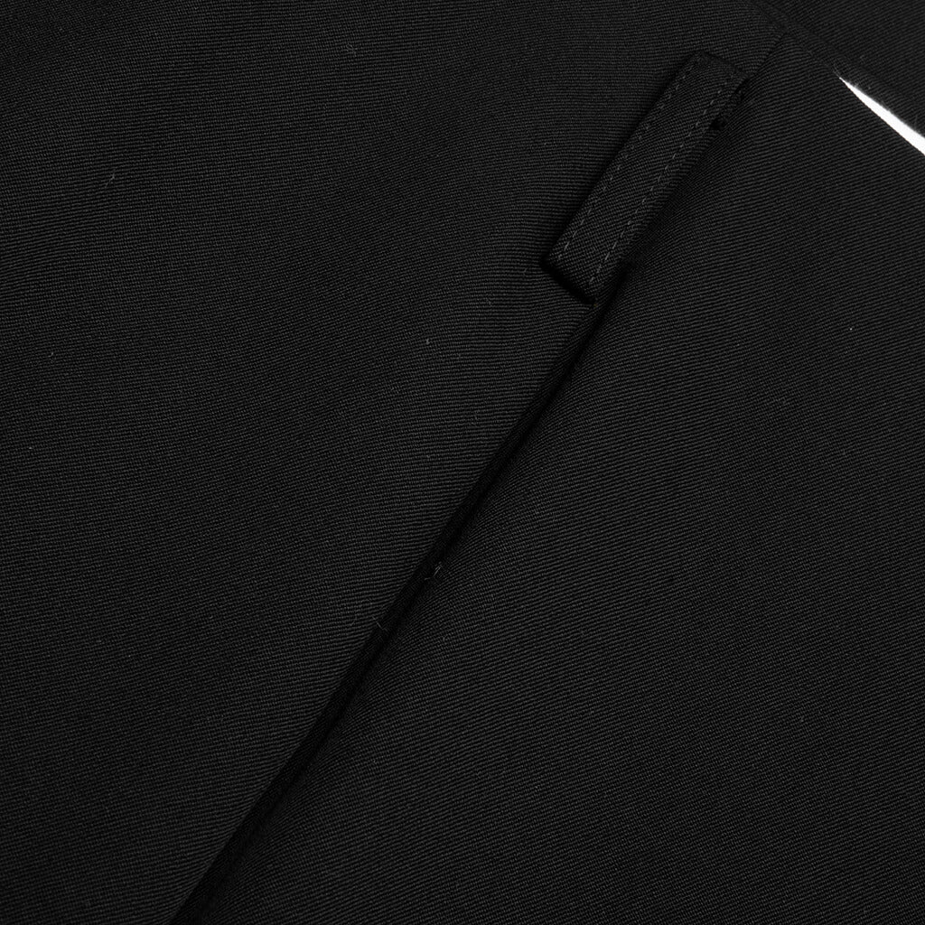 Wool Carrot Pants - Black - Image 4