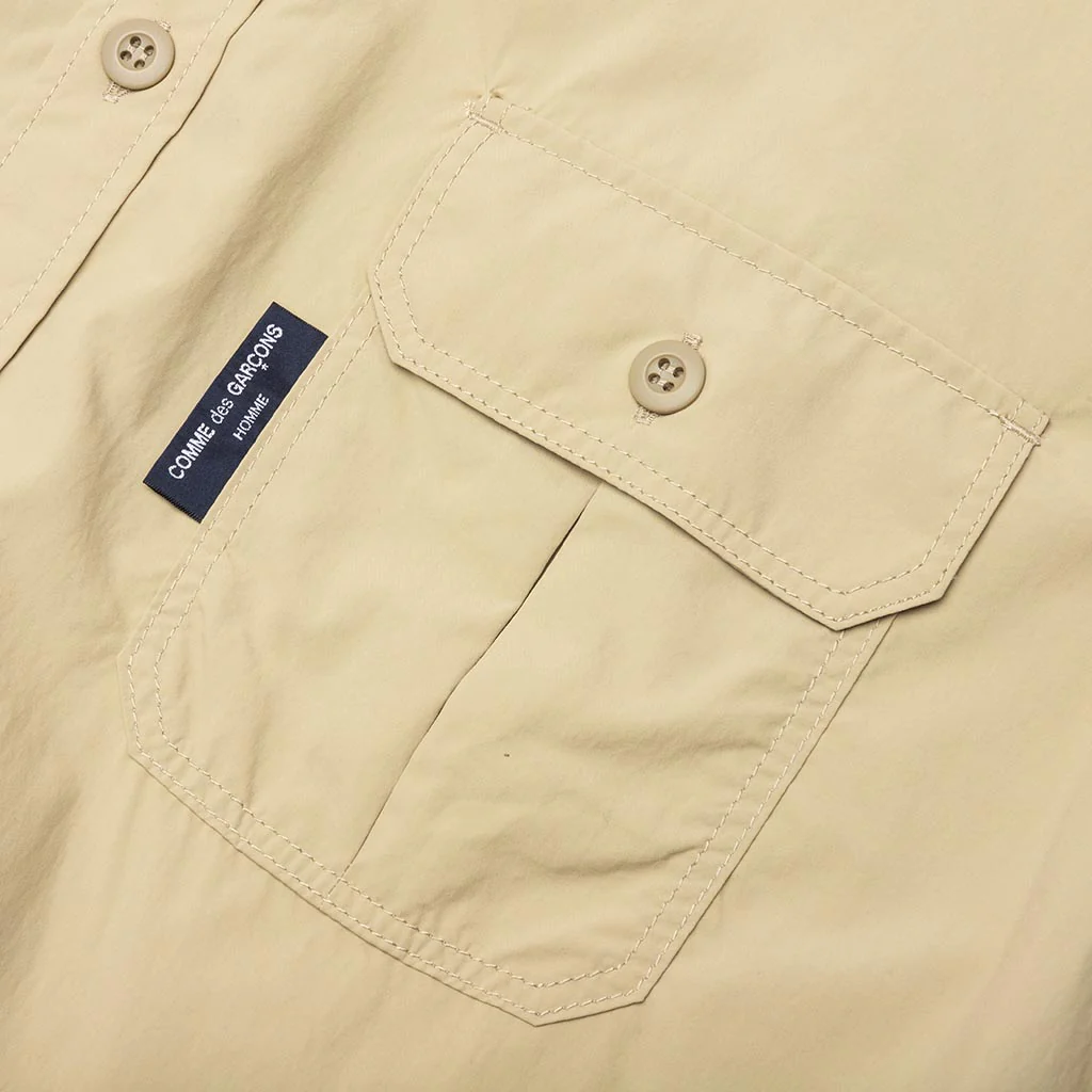 Nylon Shirt - Beige - Image 5