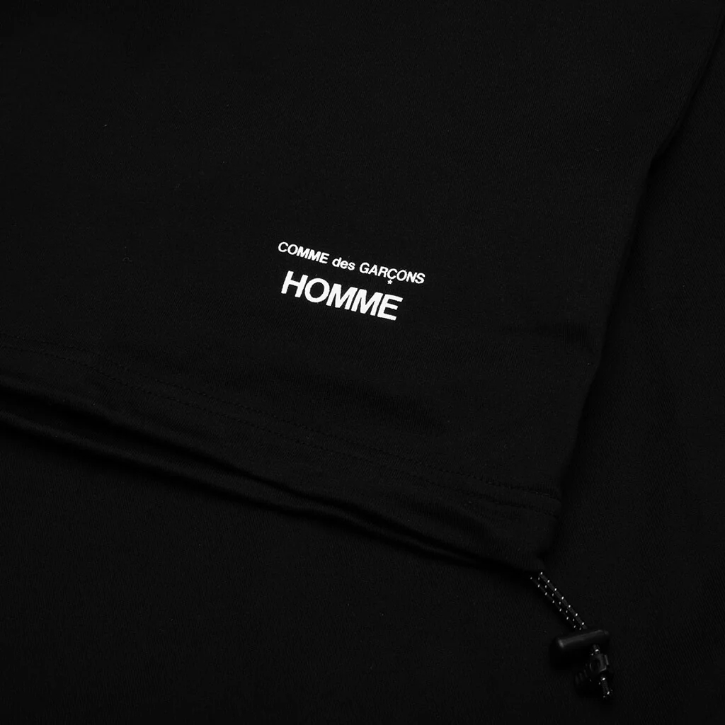 Cotton Jersey T-Shirt - Black - Image 4