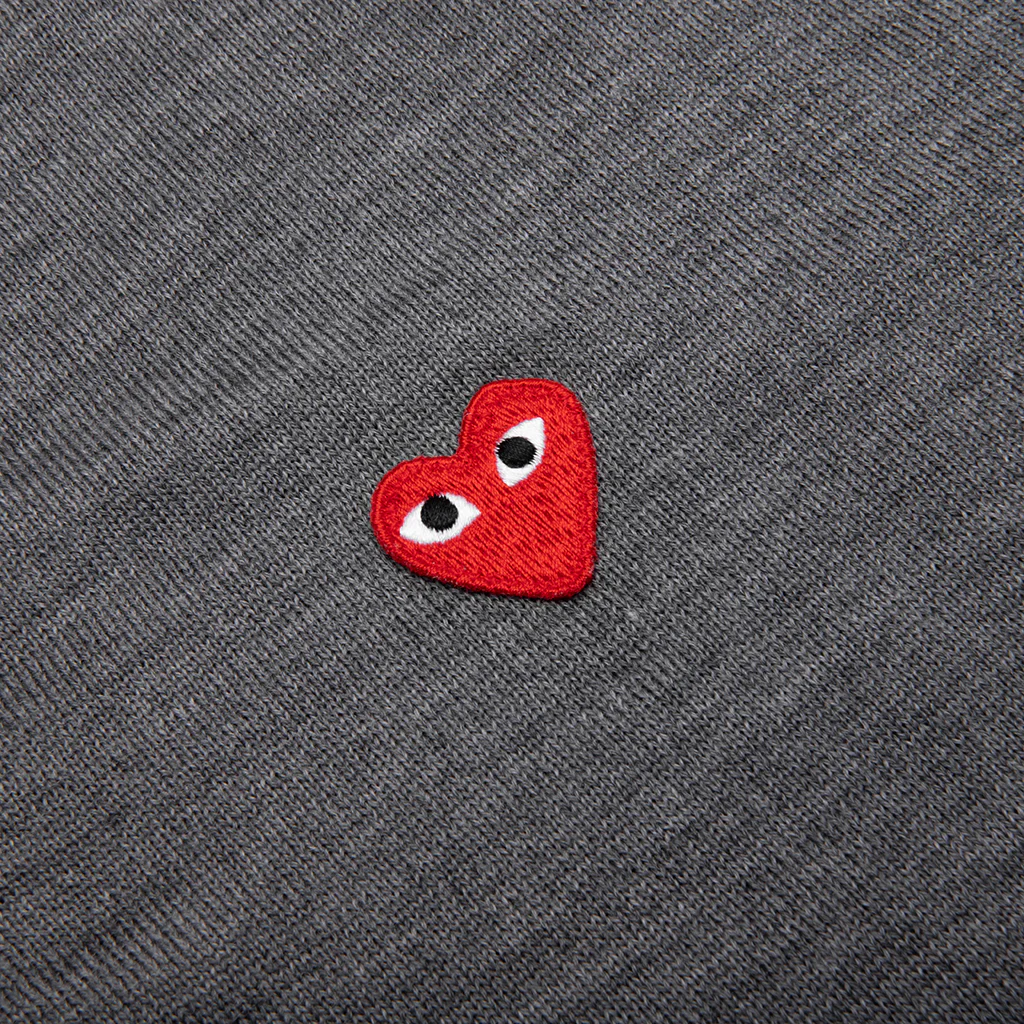 Red Emblem S/S Polo Neck - Grey - Image 3