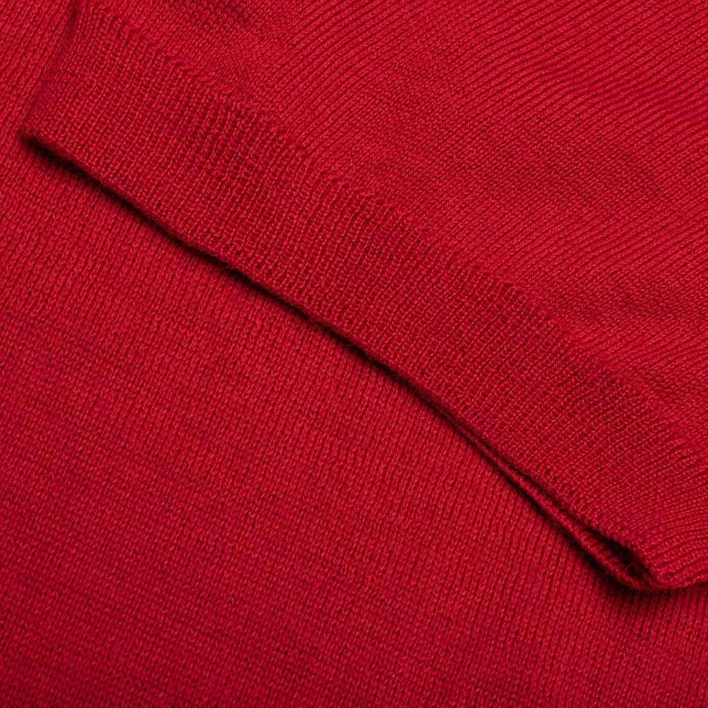 Red Emblem S/S Polo Neck - Red - Image 4