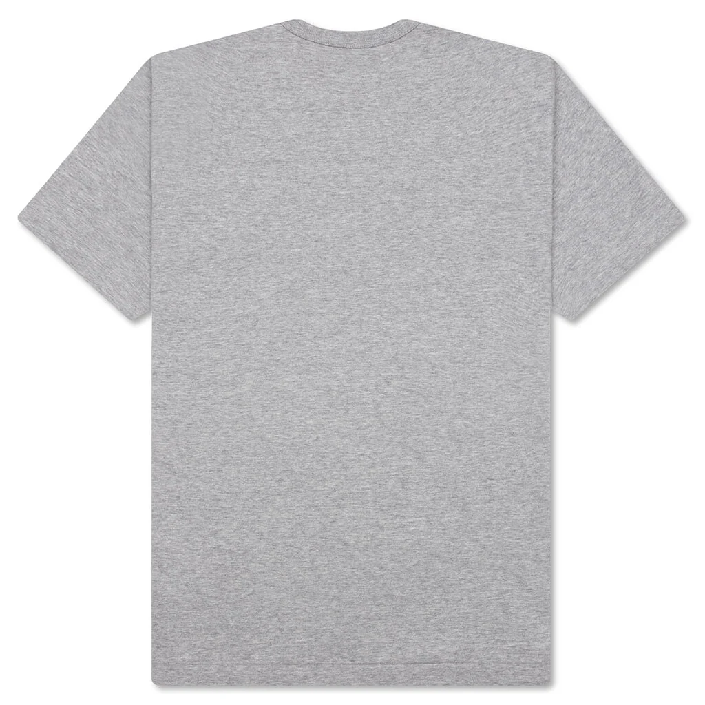 Comme des Garcons PLAY x the Artist Invader S/S Tee - Grey - Image 2
