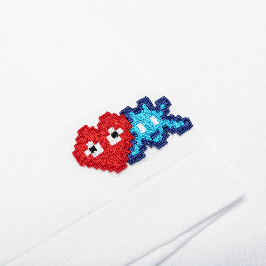 Comme des Garcons PLAY x the Artist Invader S/S Tee - White - Image 3