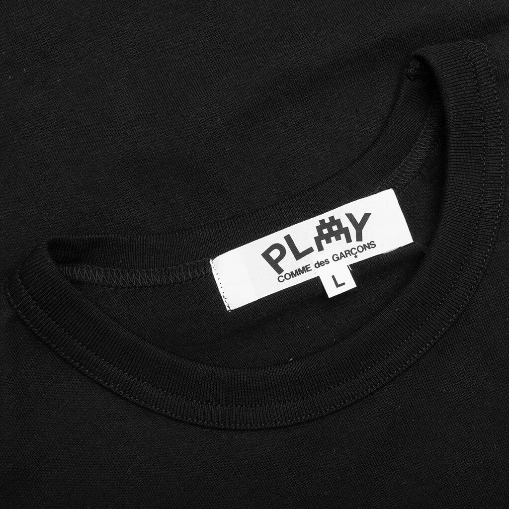 Comme des Garcons PLAY x the Artist Invader Women's S/S Tee - Black - Image 3