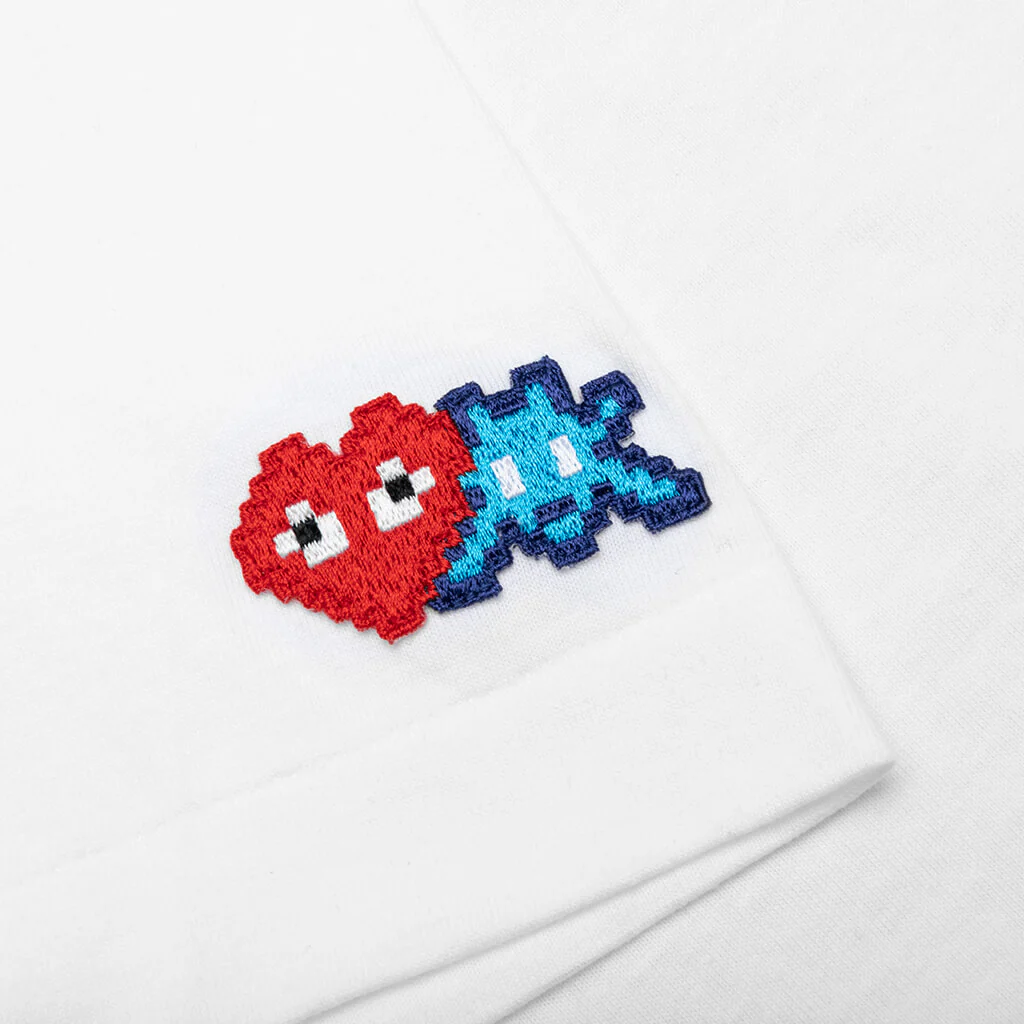 Comme des Garcons PLAY x the Artist Invader Women's S/S Tee - White - Image 3